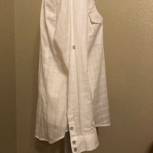 Nautica White Button Down Shirt - Picture 6 of 16